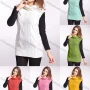 Wholesale Women's Plain Cowl Neck Sleeveless Plain Sweater preview