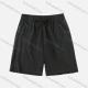 Wholesale Men's Summer Plain Breathable Drawstring Zipper Pockets Dry Fast Sport Short Black Clothing Wholesale Market Liuhua