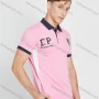 Wholesale Men's Short Sleeve Letter Print Contrast Polo Shirt preview