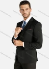 Wholesale Men's Button Blazer&Vest&Suit Pants 3-Piece Slim Fit Plain Suit Sets - Liuhuamall