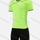 Wholesale Kids Sporty Football Soccer Training & Racing Tee & Shorts 2 Piece Set 22319# Fluorescent Yellow Clothing Wholesale Market Liuhua
