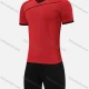 Wholesale Kids Sporty Football Soccer Training & Racing Tee & Shorts 2 Piece Set 22319# Red Clothing Wholesale Market Liuhua