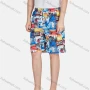 Wholesale Men's Casual Vacation Allover Print Elastic Waist Swim Shorts preview