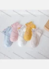 Wholesale Kid's Plain Rabbit Print Cotton Socks - Liuhuamall