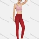 Wholesale Women's Athletic Plain Breathable Stretchy Sporty Bra 2-piece Set 1# Clothing Wholesale Market Liuhua