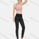 Wholesale Women's Athletic Plain Breathable Stretchy Sporty Bra 2-piece Set 2# Clothing Wholesale Market Liuhua