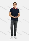 Wholesale Men's Casual Short Sleeve Embroidery Label Polo Shirts - Liuhuamall