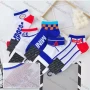 Wholesale Boys Comfy Graphic Cushioned Crew Ankle Socks(10 Piece of Pack) preview