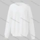 Wholesale Women's Casual Plain Crew Neck Long Sleeve Sweatshirt White Clothing Wholesale Market Liuhua