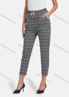 Wholesale Women's Casual Plaid Print Drawstring Cropped Pants - Liuhuamall