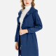 Women's Zip Up Drawstring Plain Hooded Rain Coat 43# Clothing Wholesale Market -LIUHUA