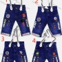 Wholesale Boy's Casual Letter Graphic Labeled Distressed Denim Shorts With Suspender 069# preview