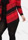 Wholesale Women's Long Sleeve Striped Print Knit Oversized Cardigan - Liuhuamall
