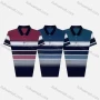 Wholesale Men's Causal Striped Patch Pocket Short Sleeve Polo Shirt preview