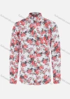 Wholesale Men's Casual Floral Print Long Sleeve Shirt - Liuhuamall