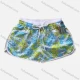 Wholesale Women's Vacation Contrast Floral Print Drawstring Beach Shorts 4# Clothing Wholesale Market Liuhua