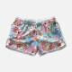 Women's Vacation Contrast Floral Print Drawstring Beach Shorts 1# Clothing Wholesale Market -LIUHUA