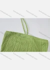 Wholesale Women's Casual Plain Halter Long Sleeve Crop Tops S186221H# - Liuhuamall