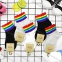 Wholesale Kid's Rainbow Striped Cotton Socks preview