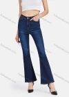 Wholesale Women's Casual High Waist Ankle Length Flared Leg Jean - Liuhuamall