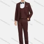 Wholesale Men's Formal Lapel Plain Pockets Blazer & Vest & Pant 3 Pieces Suit Sets preview