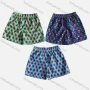 Wholesale Men's Casual Elastic Waist Skull Print Beach Shorts H-601# preview