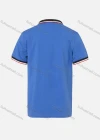 Wholesale Boys Casual Plain Embroidery Contrast Collar Striped Trim Short Sleeve Polo Shirt - Liuhuamall