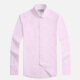 Men's Stand Collar Long Sleeve Button Down Plain Formal Shirt 2# Clothing Wholesale Market -LIUHUA