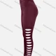 Wholesale Women's Casual Hollow Out Long Plain Leggings 66# Guangzhou Clothing Wholesale Market & Suppliers -LIUHUAMALL