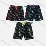 Wholesale Men's Casual Drawstring Abstract Print Flap Pockets Shorts 178# preview