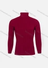 Wholesale Men's Casual Turtleneck Plain Cable Knit Sweater - Liuhuamall