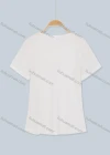 Wholesale Women's Casual Short Sleeve Pendant Button Decor Split Side Knit Tops - Liuhuamall