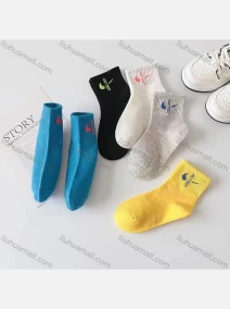 Wholesale Kid's Graphics Cotton Socks, LIUHUA CLOTHING WHOLESALE