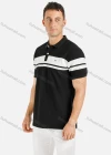 Wholesale Men's Colorblock Casual Short Sleeve Polo Shirt - Liuhuamall