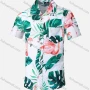 Wholesale Men's Casual Vacation Short Sleeve Button Down Allover Print Shirt preview