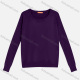 Wholesale Women's Plain Elastic Round Neck Long Sleeve Pullover Sweater 9067# Indigo Wholesale Clothing Market & Suppliers -LIUHUAMALL