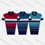 Wholesale Men's Causal Striped Patch Pocket Short Sleeve Polo Shirt preview