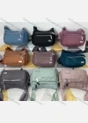 Wholesale Women's Casual Nylon Plain Shoulder Bag With Adjustable Strap - Liuhuamall
