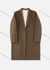 Wholesale Women's Casual Lapel Long Sleeve Buckled Cuff Dual Pocket Knee Length Blazer Suit Coat - Liuhuamall