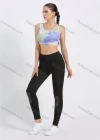Wholesale Women's Sporty Tie Dye Scoop Neck Crop Tank Top - Liuhuamall