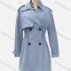 Wholesale Women's Casual Plain Lapel Long Sleeve Double Breasted Trench Coat 6# Clothing Wholesale Market Liuhua