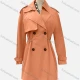 Wholesale Women's Casual Plain Lapel Long Sleeve Double Breasted Trench Coat 8# Clothing Wholesale Market Liuhua