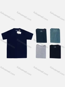 Wholesale Men's Casual Breathable Round Neck Short Sleeve Tee, LIUHUA CLOTHING WHOLESALE