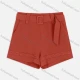 Wholesale Women's Casual Plain Grid Pocket Long Belt Hot Shorts 8# Clothing Wholesale Market Liuhua