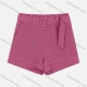 Wholesale Women's Casual Plain Grid Pocket Long Belt Hot Shorts 35# Clothing Wholesale Market Liuhua