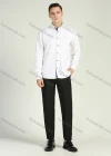 Wholesale Men's Splatter Pattern Button Down Long Sleeve Casual Shirt - Liuhuamall
