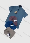 Wholesale Men's Casual Plain Short Sleeve Patch Pocket Polo Shirts - Liuhuamall
