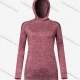 Wholesale Women's Sports Quick Dry Breathable Colorblock Hooded Sweatshirt With Pockets Blue Guangzhou Clothing Wholesale Market & Suppliers -LIUHUAMALL