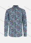 Wholesale Men's Casual Paisley Print Long Sleeve Shirt - Liuhuamall