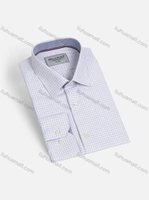 Wholesale Men's Formal Plaid Collared Long Sleeve Button Down Dress Shirts, LIUHUA CLOTHING WHOLESALE